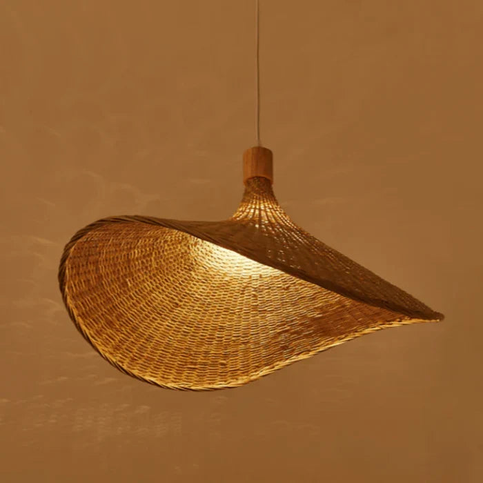 Wicker Pendant Lamp - RusticWeave | Kalsten