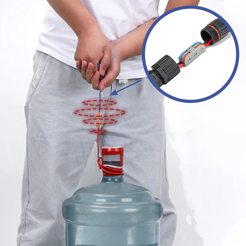 Weatherproof electric cable connector for outdoor use | Kalsten