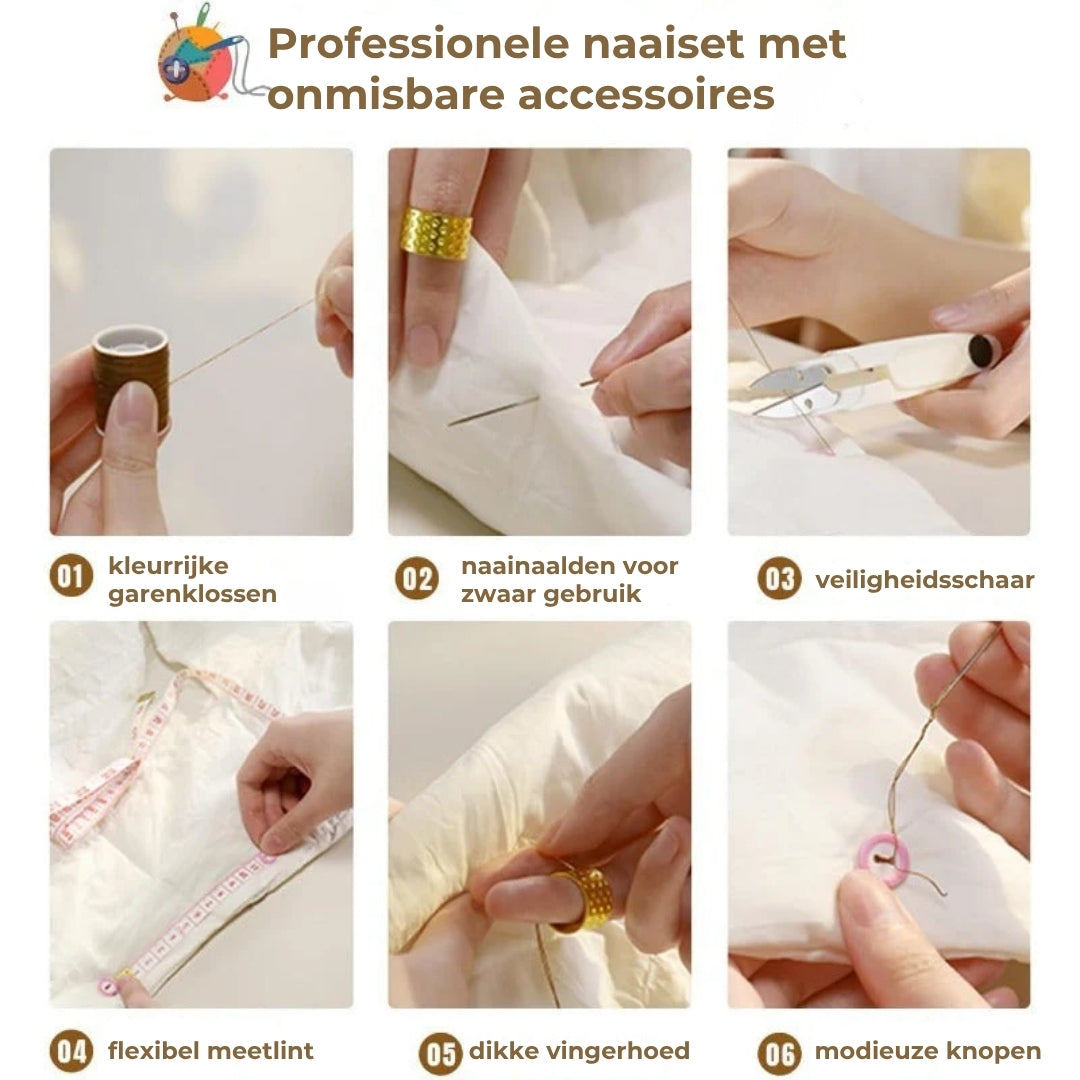 Magnetic sewing kit with double-layer box | Kalsten