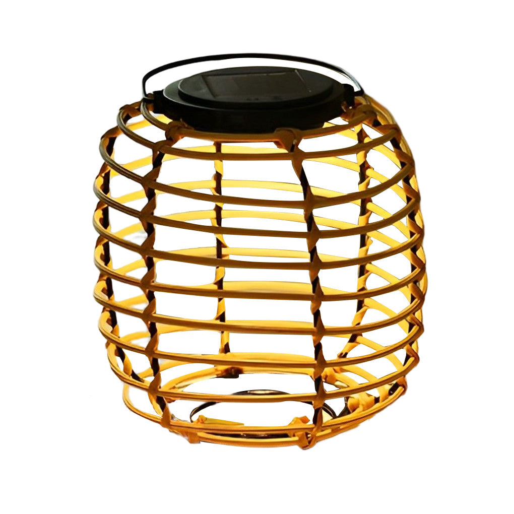 Rattan Lantern Waterproof Creative Modern Solar Garden Lights Lawn Lamp | Kalsten