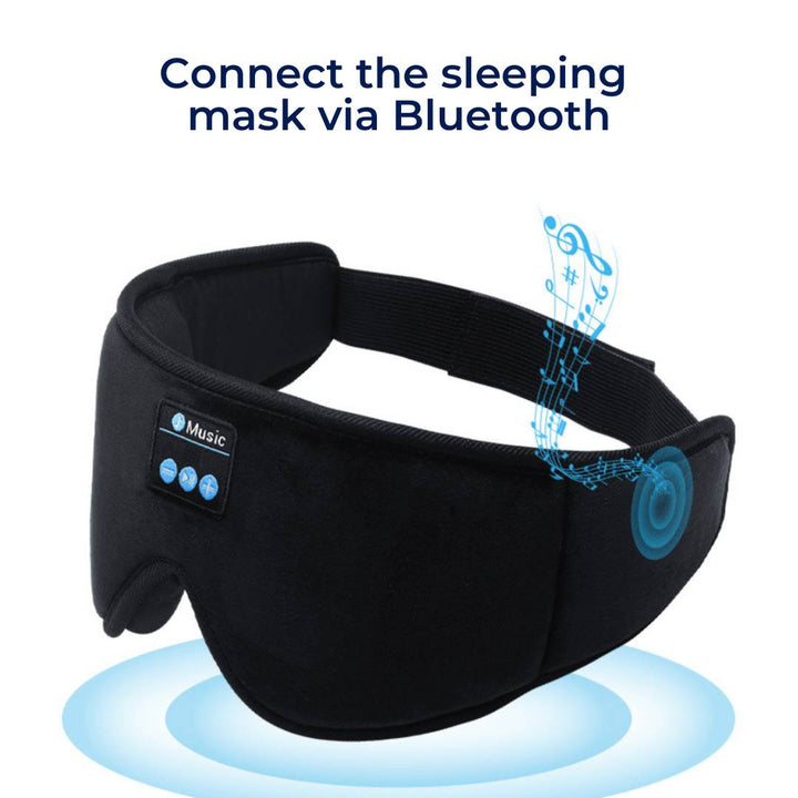DreamSounds Bluetooth Sleeping Mask with Built-in Headphones | for Travel - Meditation - Light Blocking Comfort Kalsten