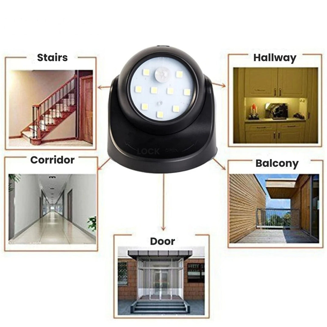 Wireless Outdoor Motion Sensor LED Security Light
