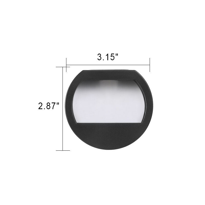 Outdoor Solar Round Square LED Waterproof Patio Step Light | Kalsten