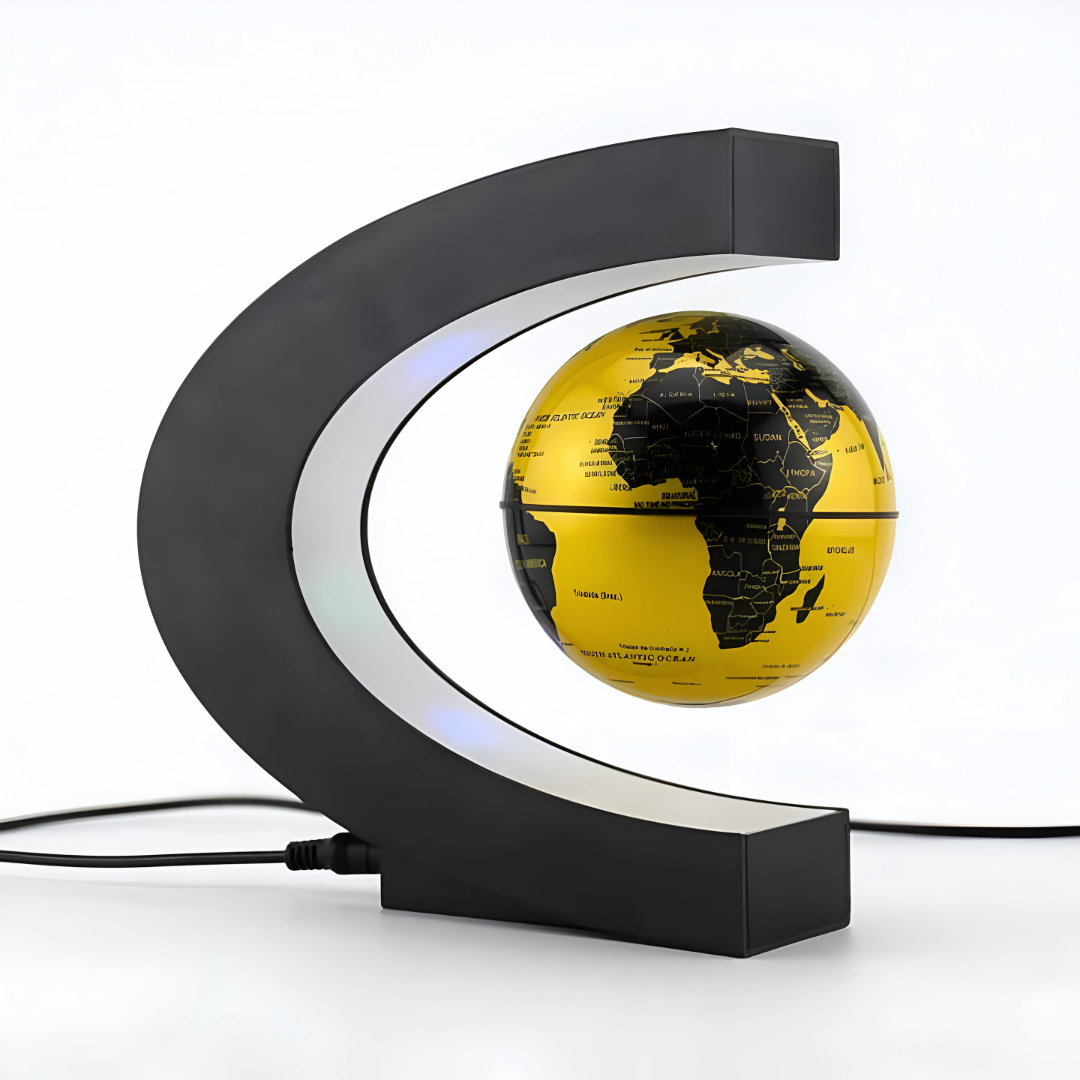 Kalsten | AstroGlobe LED World Globe – Floating Globe Lamp with Magnetic Suspension