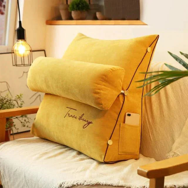 Kalsten | Wedge Back Support Pillow with Neck Roll