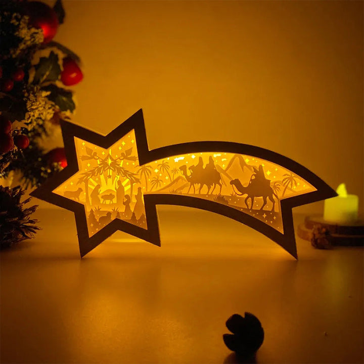 Kalsten | LED Wood Christmas Star Light