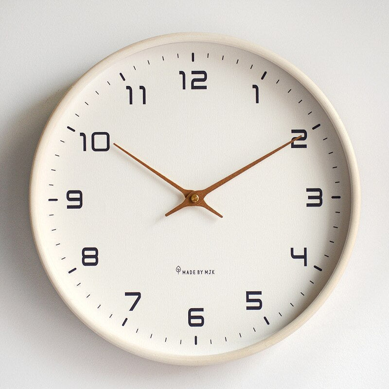 Scandinavian Wooden Wall Clock - Timeless Luxury & Design Kalsten