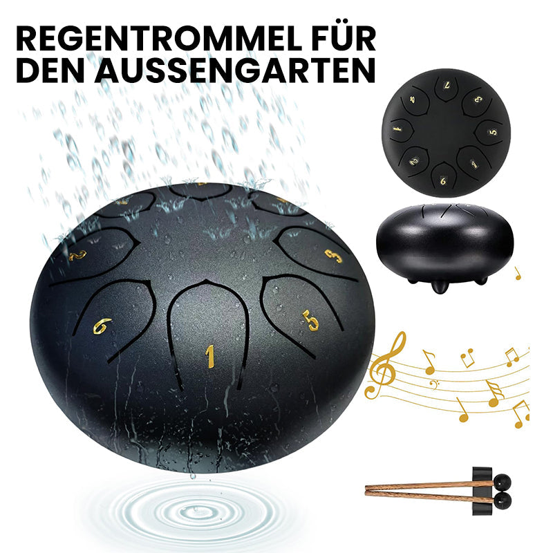 Rain drum as garden instrument | Karnz