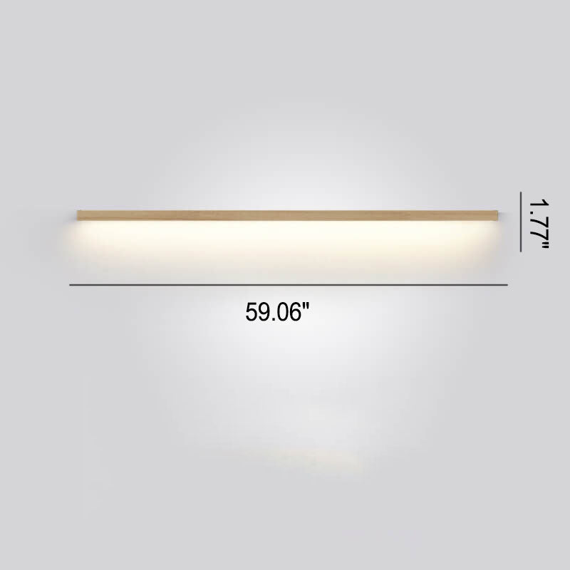 Kalsten | ZenBeam Japanese LED Wall Light | Solid Wood Design | Modern Accent Lighting