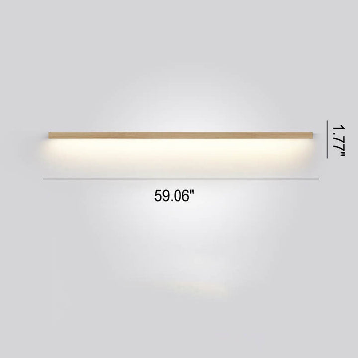 Kalsten | ZenBeam Japanese LED Wall Light | Solid Wood Design | Modern Accent Lighting