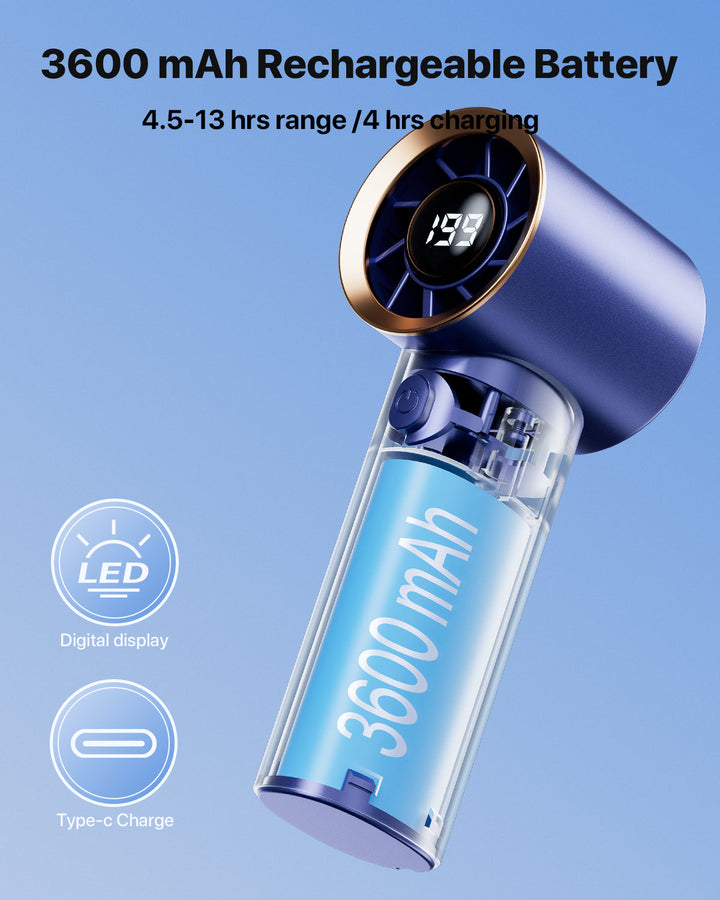 Portable Handheld Turbo Fan - High Speed Cooling Fan | Kalsten