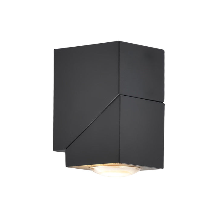 Adjustable Up and Down Light Motion Sensor Waterproof Black Wall Lamp | Kalsten