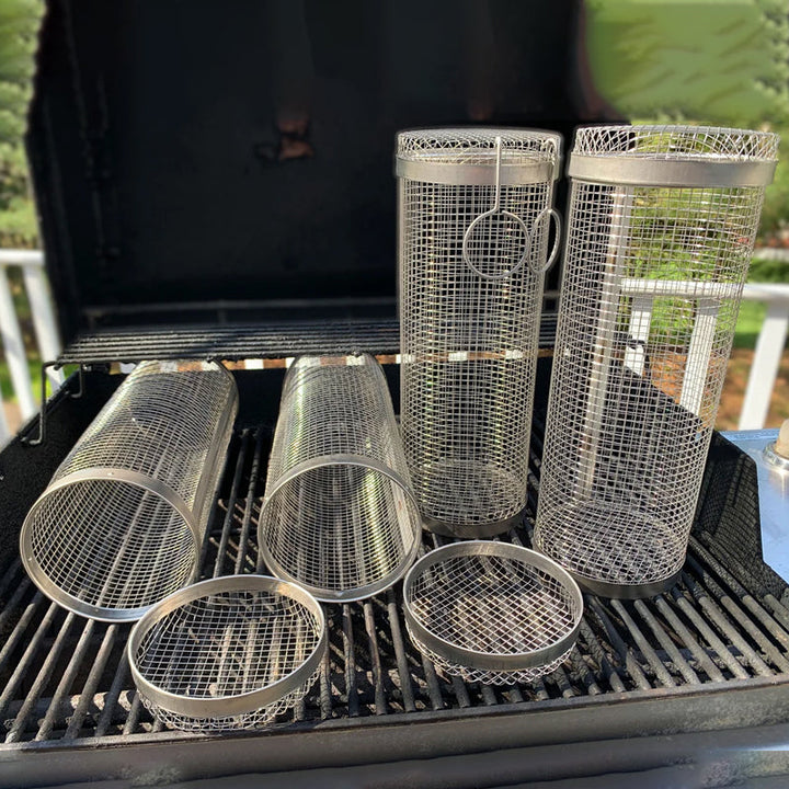 Cylindrical grill basket | Kalsten