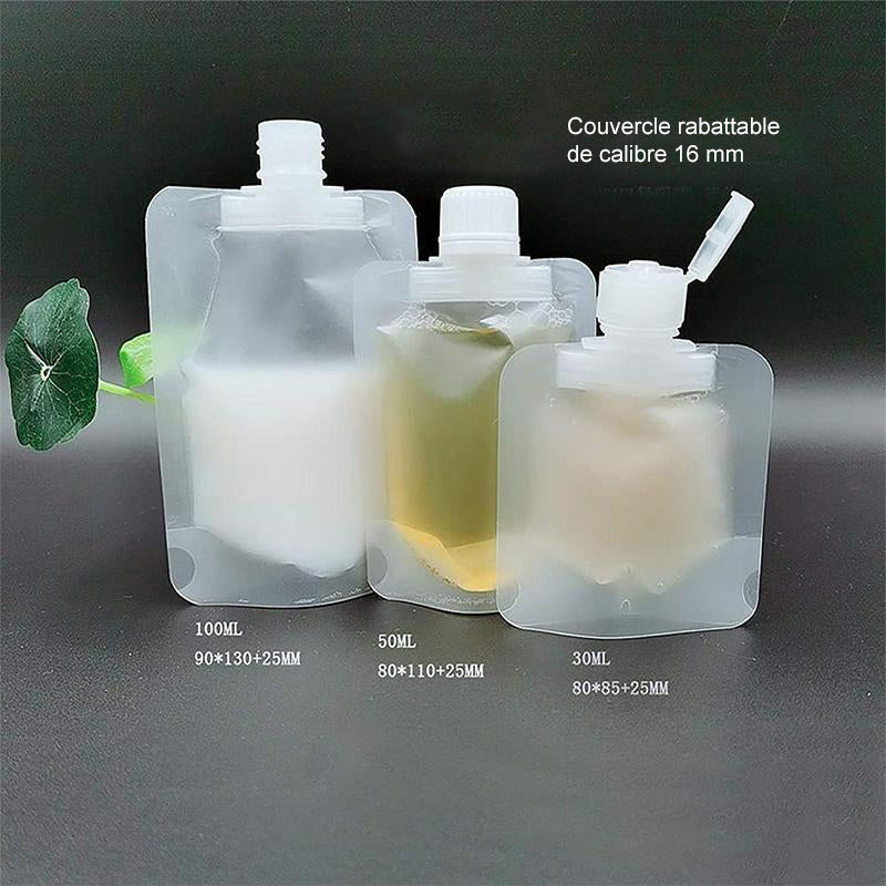 Portable Travel Fluid Distribution Packaging Bag (10 pieces) | Kalsten