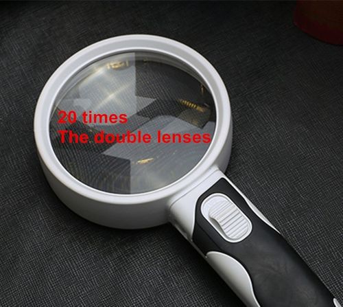 Kalsten | 20X optical magnifying glass with LED light