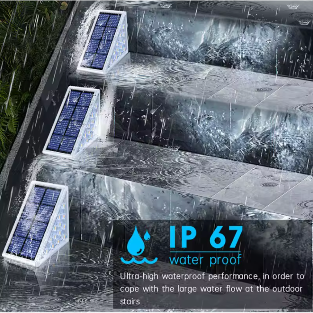 EcoBright Solar LED Stair Lights