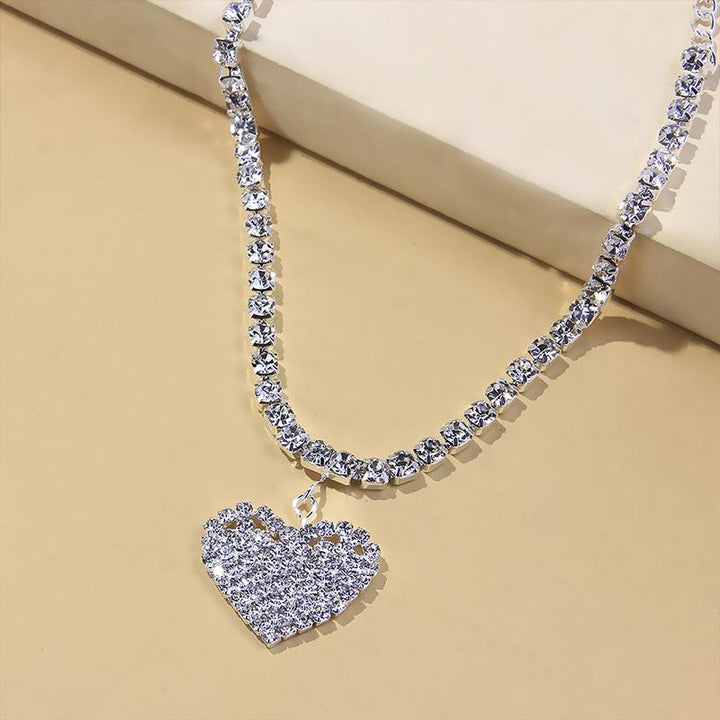 Kalsten | Fashion Heart Rhinestone Anklet