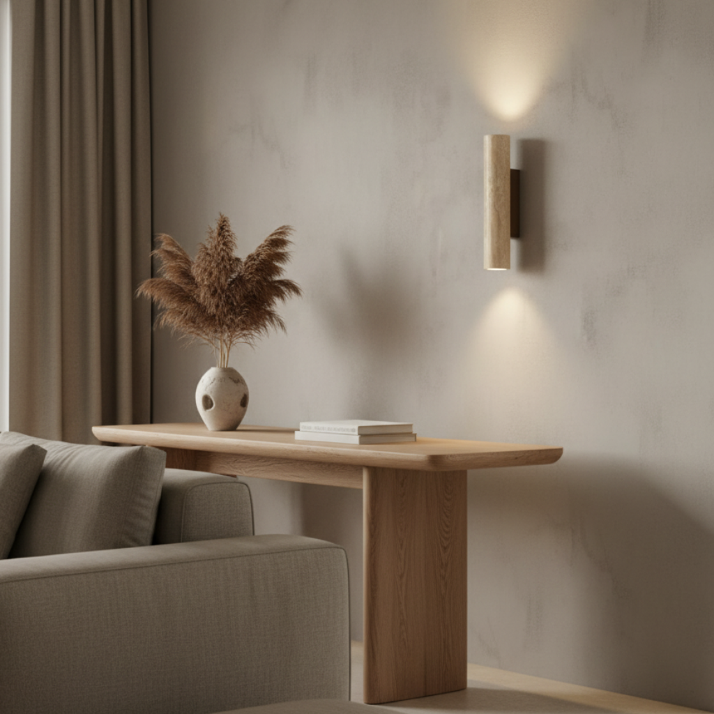 Travertine Up/Down Wall Sconce