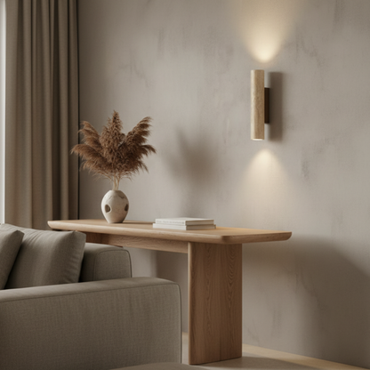 Travertine Up/Down Wall Sconce