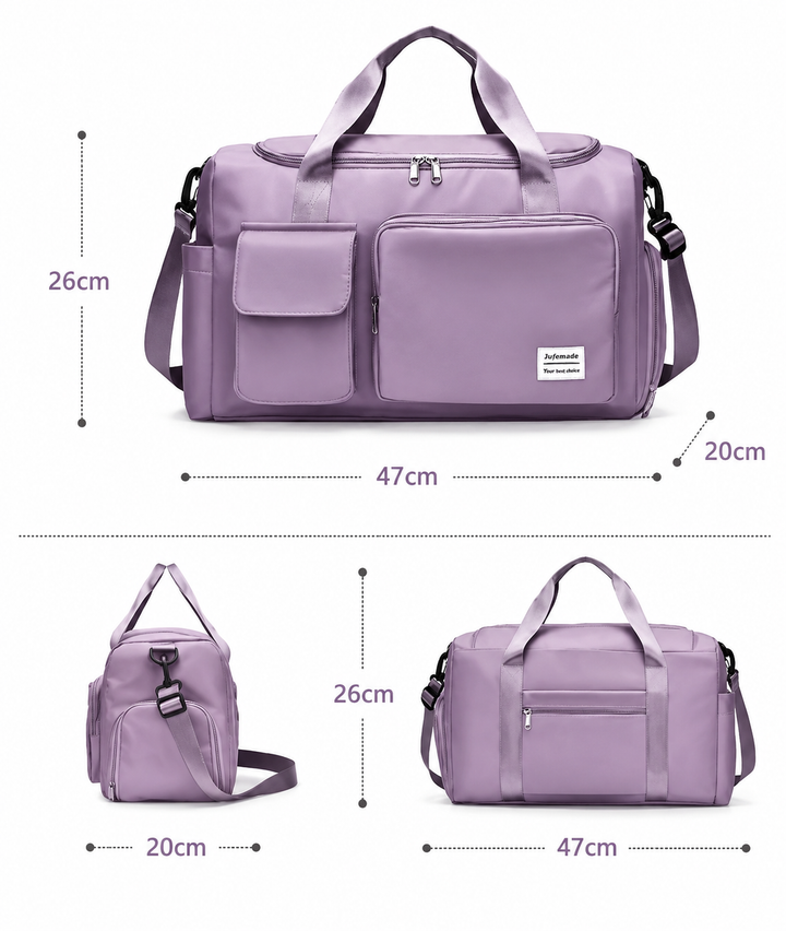 Kalsten | Viontera Travel Bag Women | 35L Weekender with Shoe Compartment | Water Resistant & Flight Approved | Sport & Fitness Bag