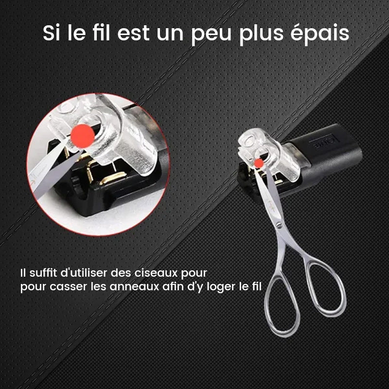 Double Wire Connector with Locking Loop | Kalsten