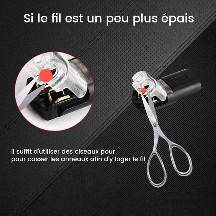 Double Wire Connector with Locking Loop | Kalsten