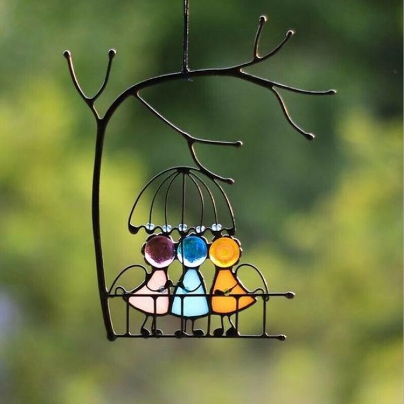 Stained Glass Hangings Sun Catcher Art Decoration Gift | Kalsten