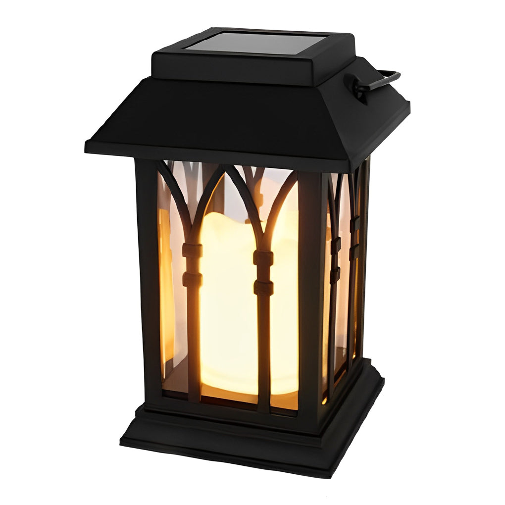 Portable Lantern Waterproof LED Intelligent Black Solar Outdoor Lights | Kalsten