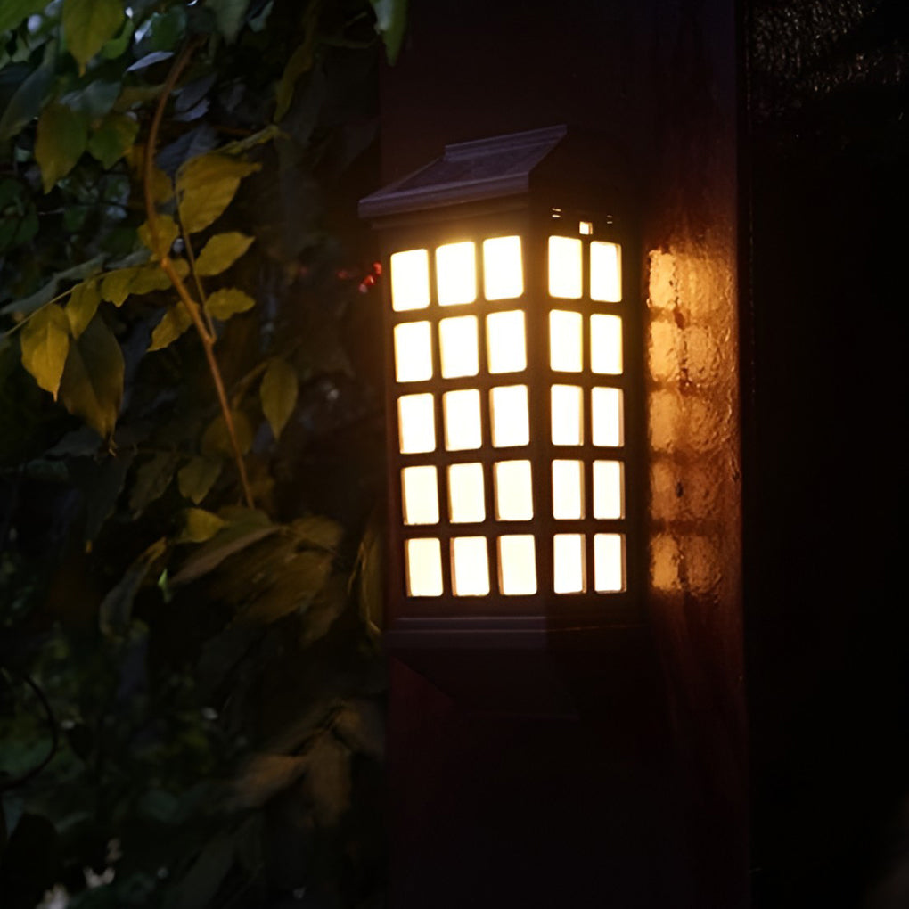 Solar LED Light-controlled Motion Sensor Modern Outdoor Wall Lamp | Kalsten