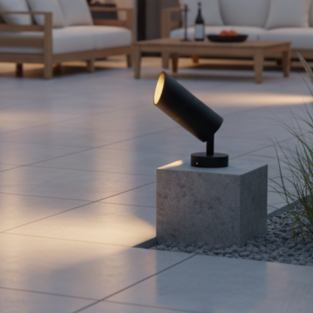 Stainless-Steel Solar Path Spotlight