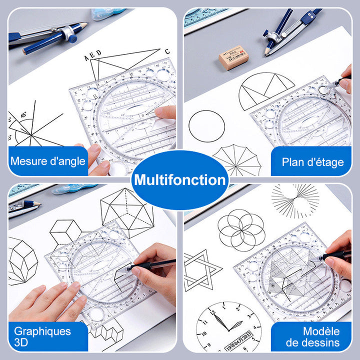 Multifunctional Drawing Ruler | Kalsten