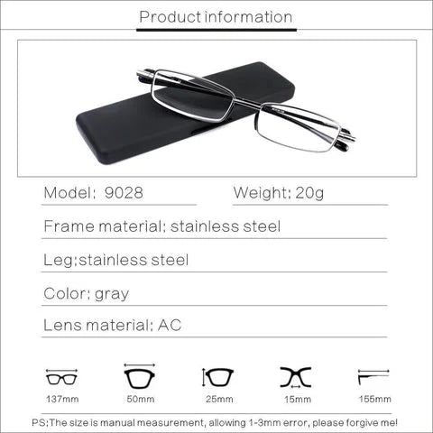 Kalsten | Compact Mens & Ladies Folding Reading Glasses