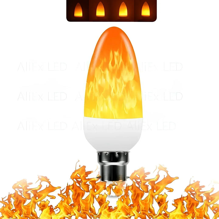 LED Flame Effect Lamp – Realistic Glow
