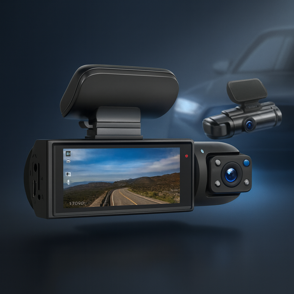 BowLift | Dash Cam Dual Camera 1080p Night Vision Wide Angle Car DVR