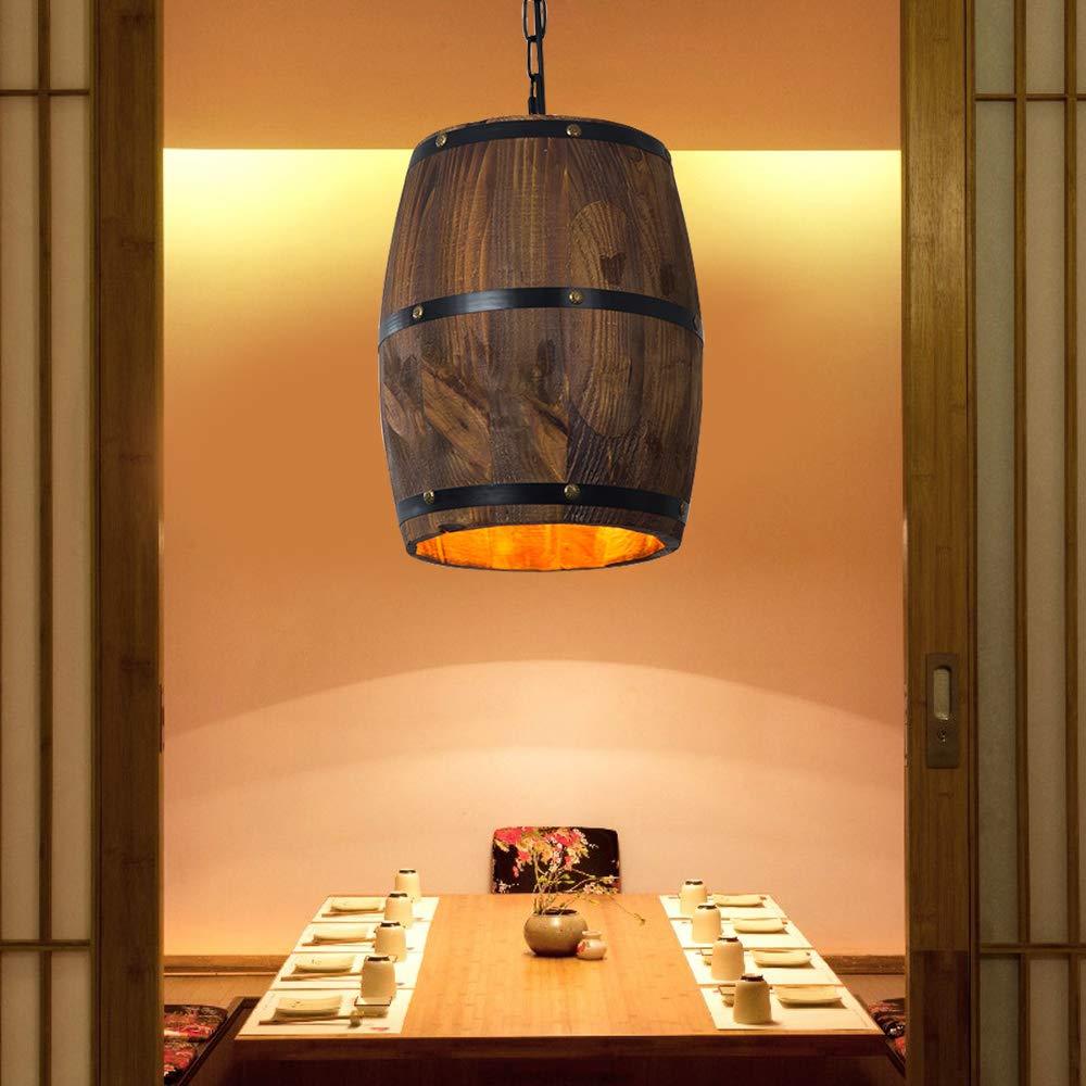 Retro wooden wine barrel pendant lamp | Kalsten