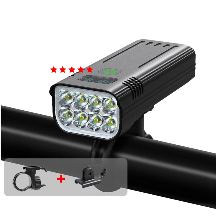 Kalsten | 5000 Lumen USB Rechargeable Bike Light with Mounts