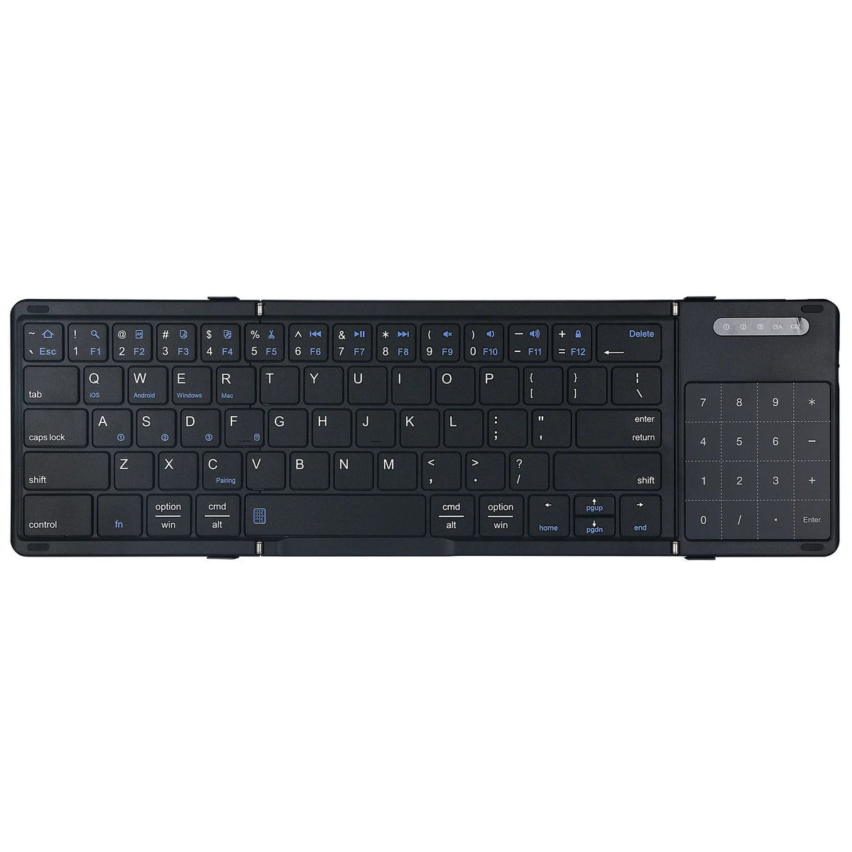 Skanto | Wireless Portable Slim Smart Tri-Fold Bluetooth Keyboard