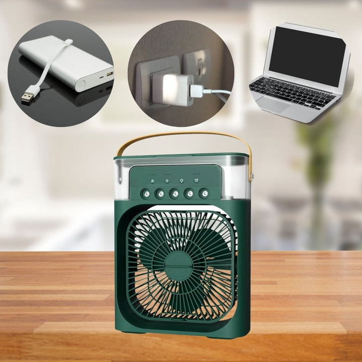 3-in-1 Air Cooler Humidifier | Portable, Adjustable Fan Speeds & Ideal for Bedrooms, Offices & Small Spaces | Kalsten