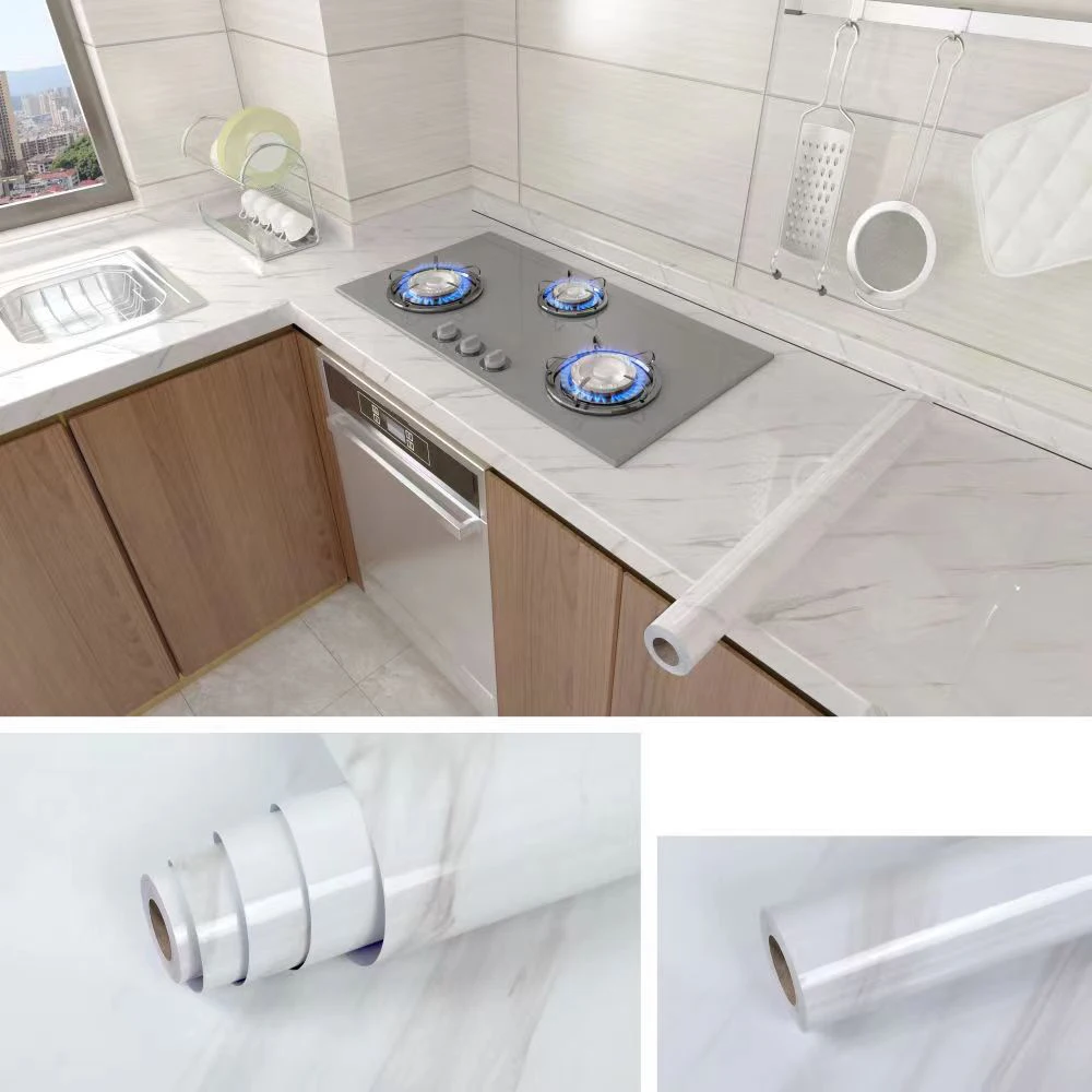 MarbraGuard – Self-adhesive oil-resistant kitchen film Kalsten