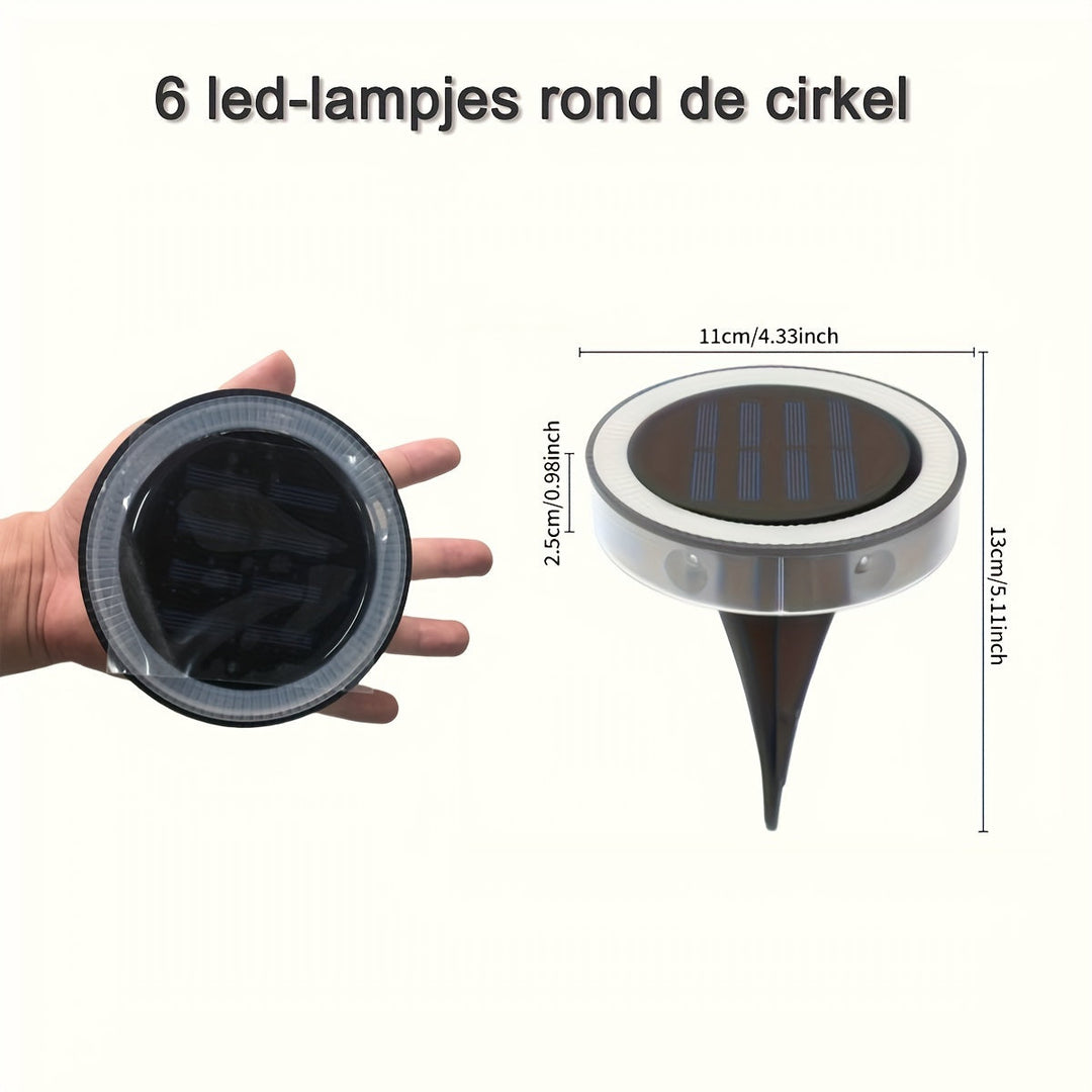 SolarGlow – 6 LED Garden Lighting Outdoor | Kalsten