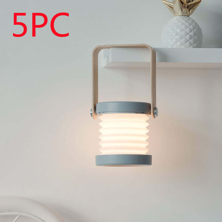 Foldable Touch Dimmable Reading LED Night Light Portable Lantern Lamp USB Rechargeable For Home Decor | Kalsten