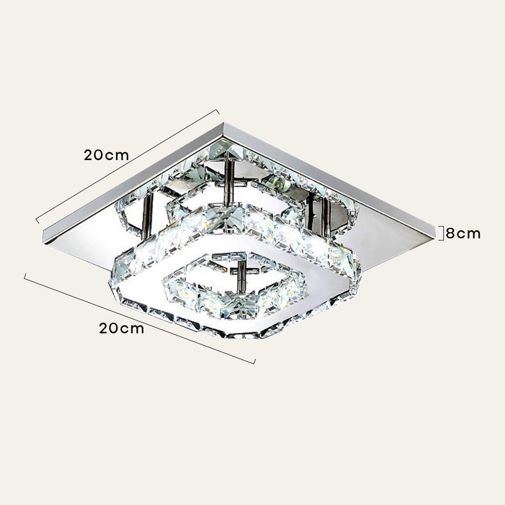 Kalsten | Ceiling Light Crystal LED Modern Flush Fixture