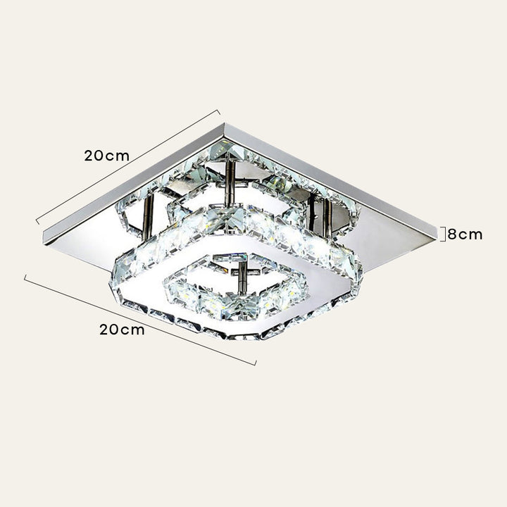 Crystal LED Recessed Ceiling Lamp Kalsten