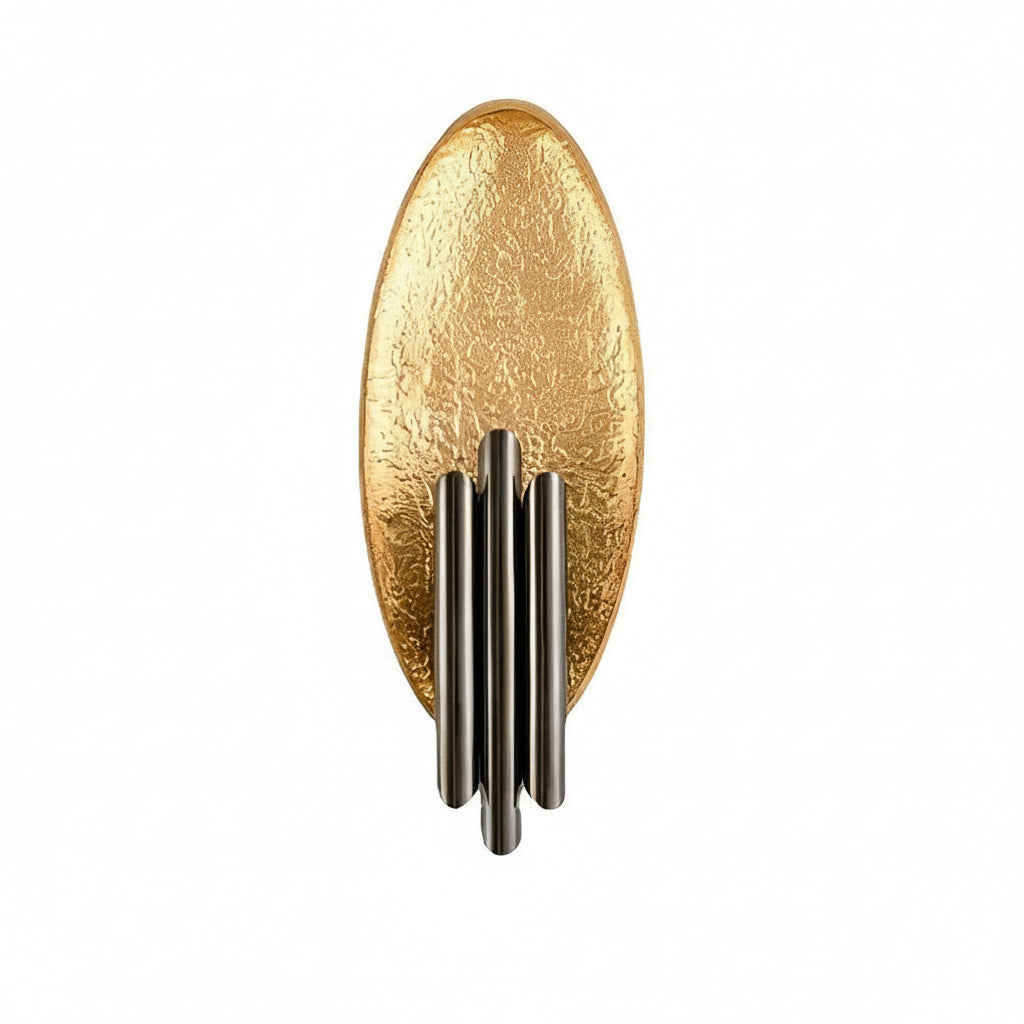 LED Wall Sconce Light – Modern Oval Iron Electroplated (45x17cm / 17.7x6.7in) | Kalsten