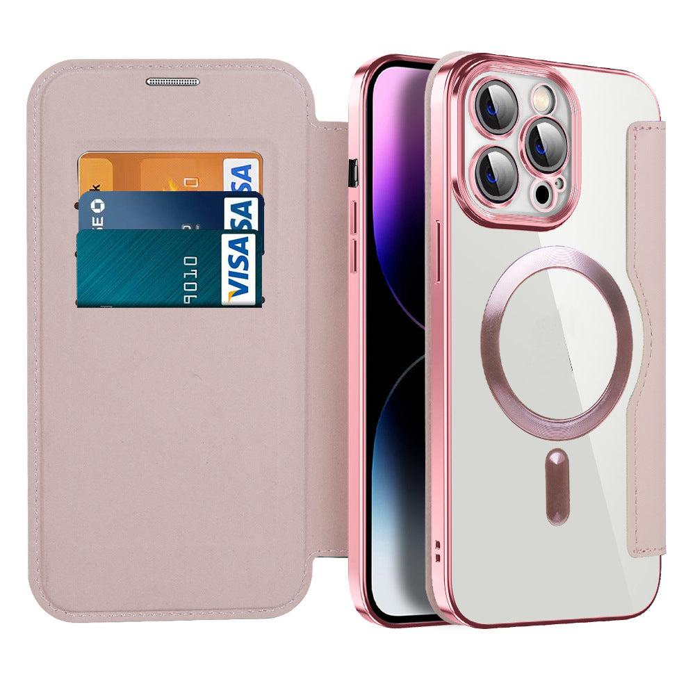 Flip Case with magnetic function for the phone
