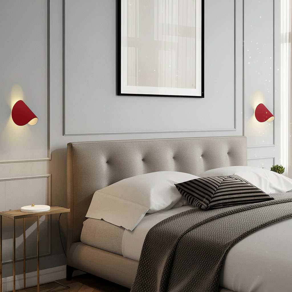 LED Wall Sconce – Nordic Adjustable 180° Swivel Metal Iron (E27 E26 & 16x19cm) | Kalsten