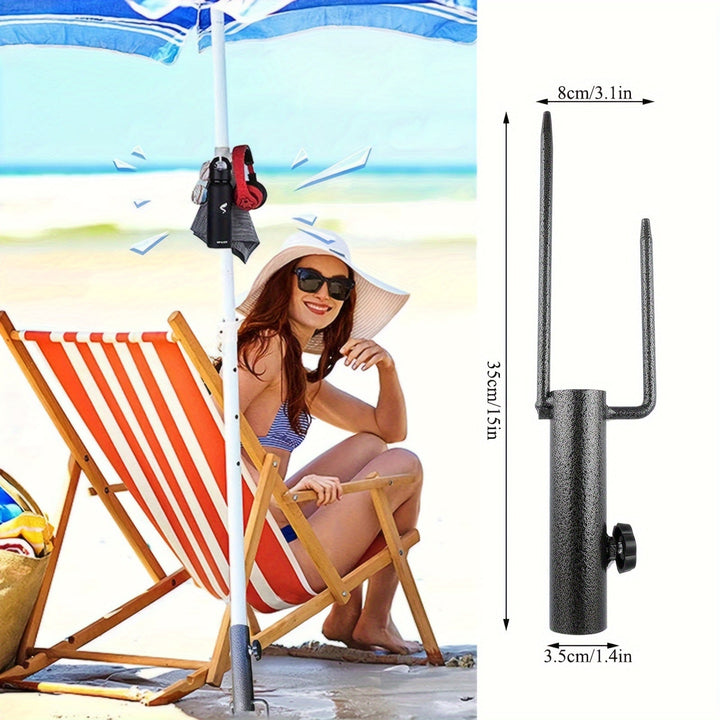 Kalsten | Adjustable Umbrella Stand Stabello | For Ø 2.8–3.2 cm Umbrella Poles | Anti-Slip & Portable | Sturdy Steel Construction