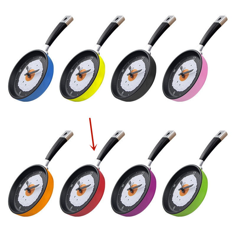 Kalsten | Fried Egg Pan Clock Silent Clock Wall Clock Wall Clock