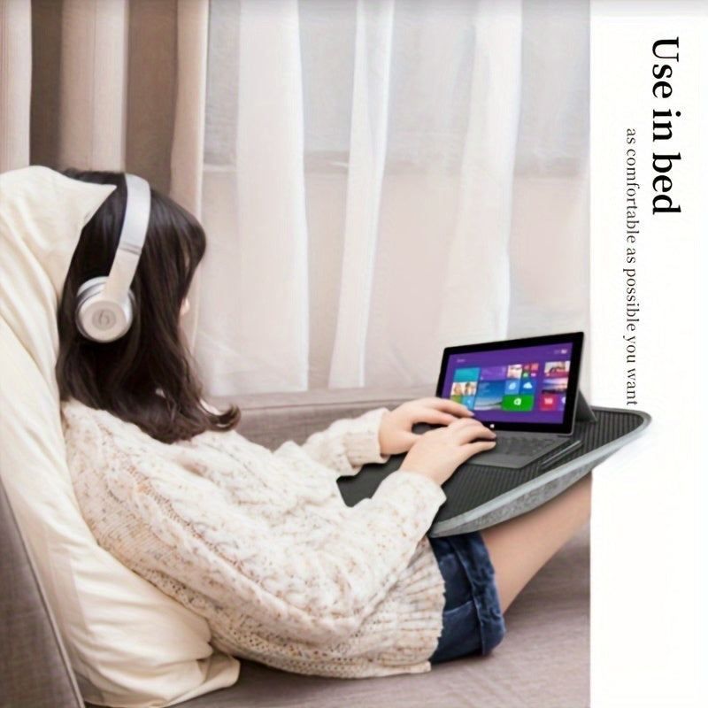 Skanto | Portable Laptop Table with Soft Base – For Bed, Sofa, and On the Go