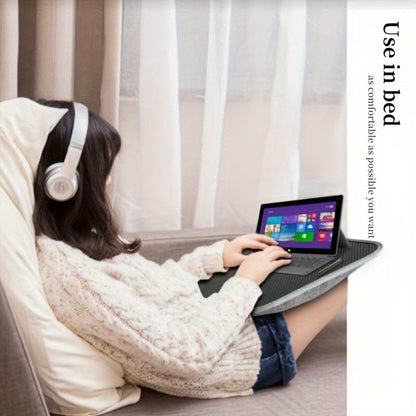 Skanto | Portable Laptop Table with Soft Base – For Bed, Sofa, and On the Go